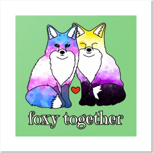 Foxy Together Posters and Art